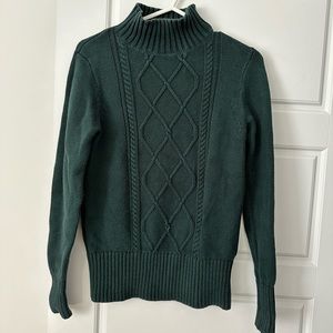J.Crew Green 100% Cotton Sweater, Small